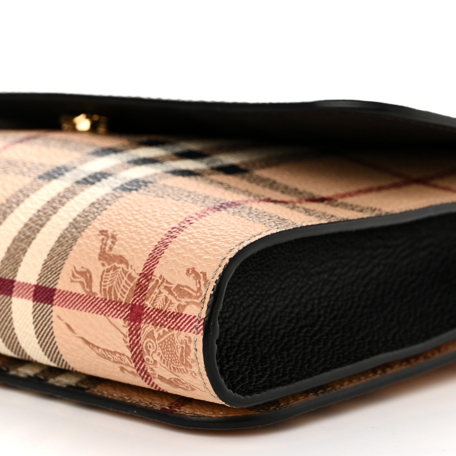 Burberry Haymarket Check Small Loxley Crossbody Black 10 of 10