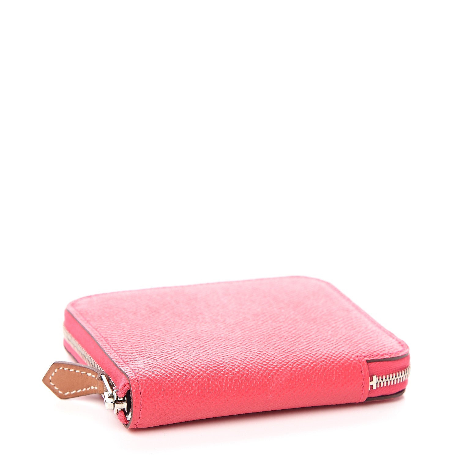 Hermes Epsom Silk'in Compact Wallet Rose Extreme Fauve 3 of 5