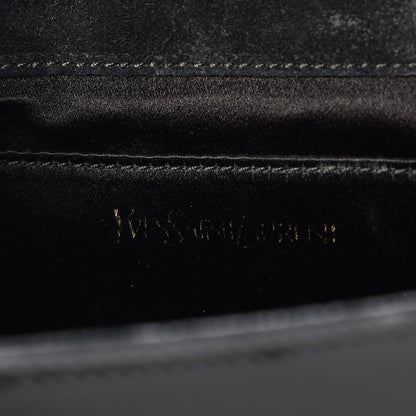 Saint Laurent Patent Monogram Large Belle De Jour Clutch Black 6 of 8
