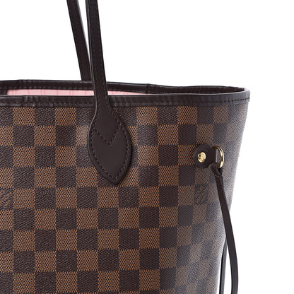 Louis Vuitton Damier Ebene Neo Neverfull MM Rose Ballerine 11 of 11
