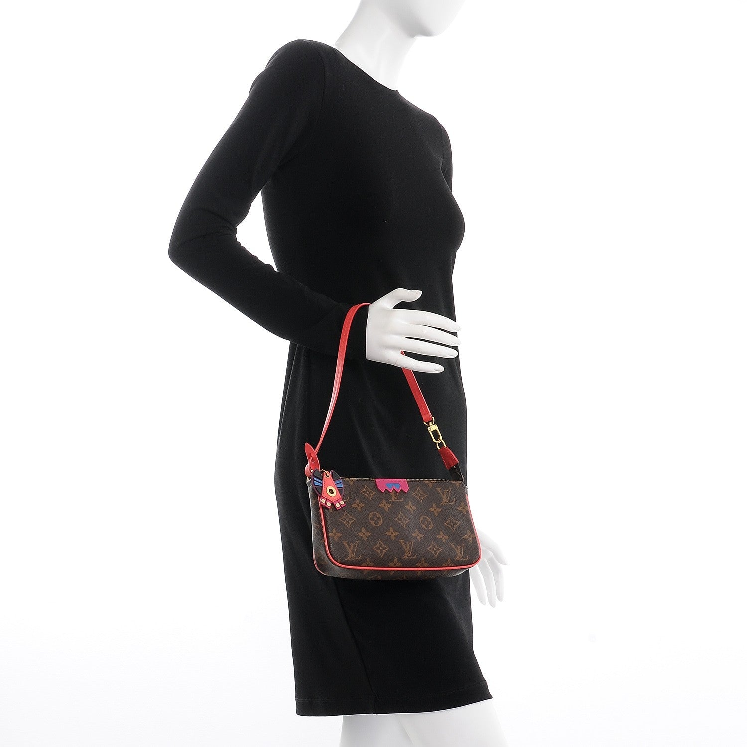 Louis Vuitton Monogram Totem Pochette Accessories Flamingo 2 of 6