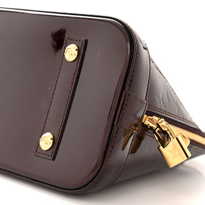 Louis Vuitton Vernis Alma PM Amarante 9 of 10
