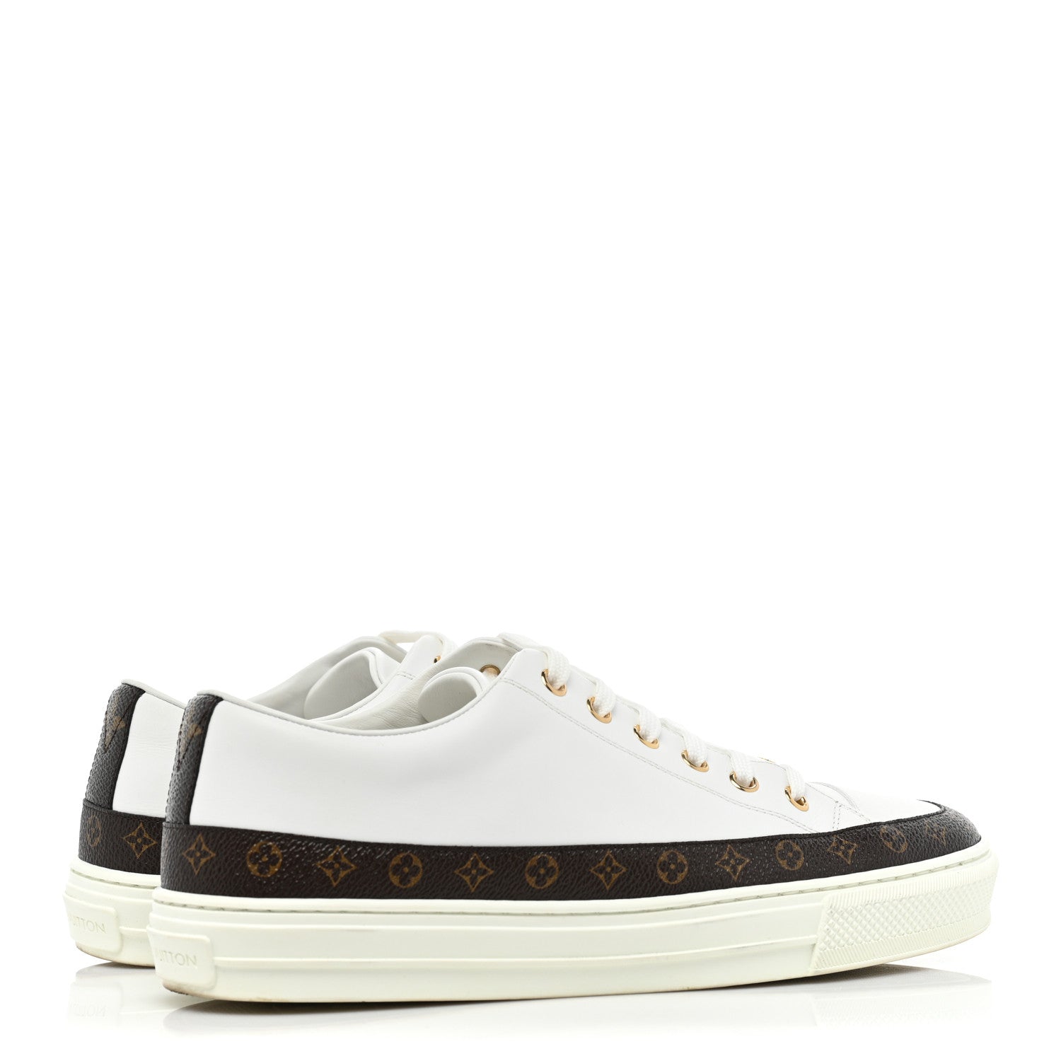 Louis Vuitton Monogram Womens Stellar Sneakers 39.5 White 5 of 10