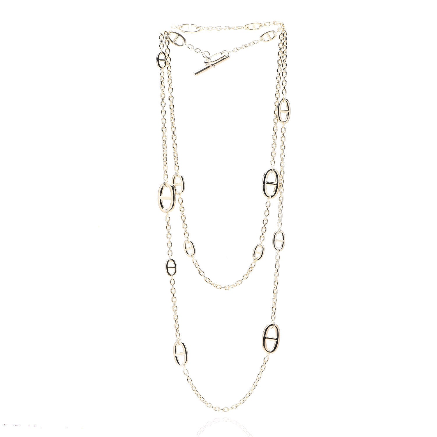 Hermes Sterling Silver Farandole Necklace 120 2 of 5