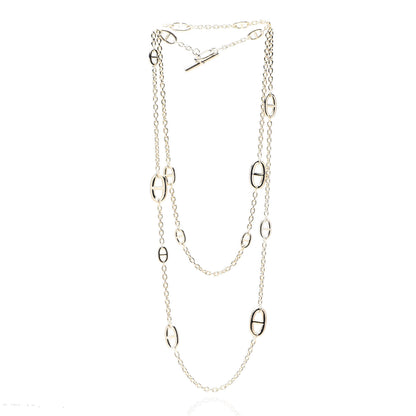 Hermes Sterling Silver Farandole Necklace 120 2 of 5