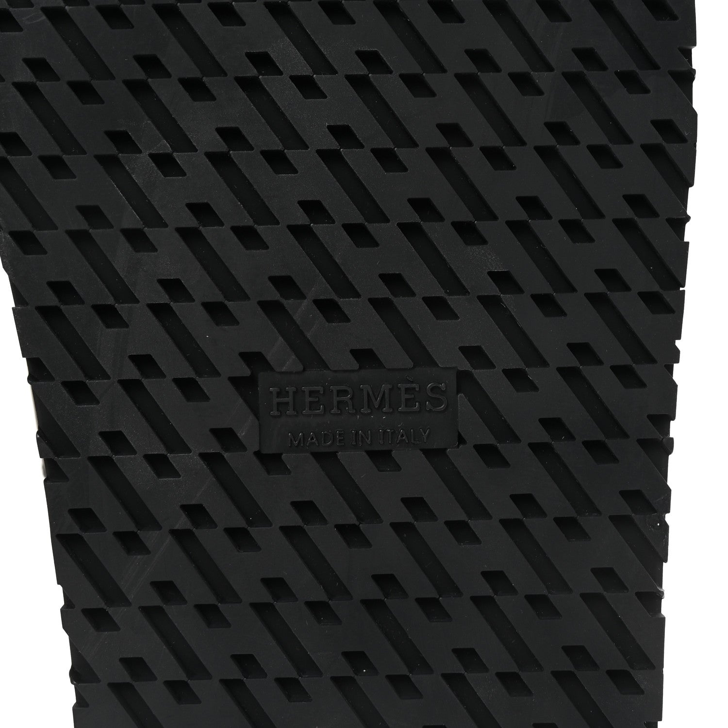 Hermes Calfskin Womens Chypre Sandals 37 Black 7 of 10