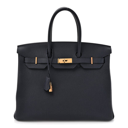 Hermes Togo BIRKIN 35 Bleu Nuit 1 of 12