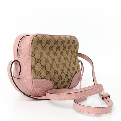 Gucci Monogram Mini Bree Messenger Bag Beige Soft Pink 3 of 11