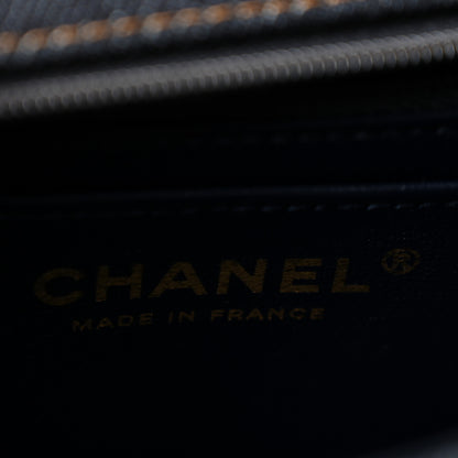 Chanel Denim Quilted Mini Rectangular Flap Dark Blue 6 of 11