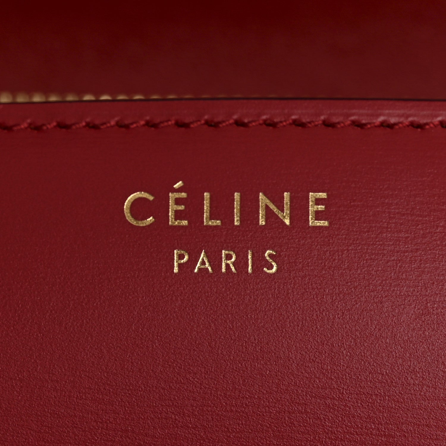 Celine Box Calfskin Medium Classic Box Flap Bag Red 6 of 13