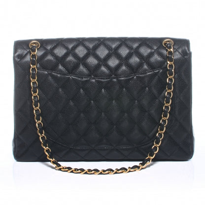 Chanel Caviar Maxi Single Flap Black 3 of 8