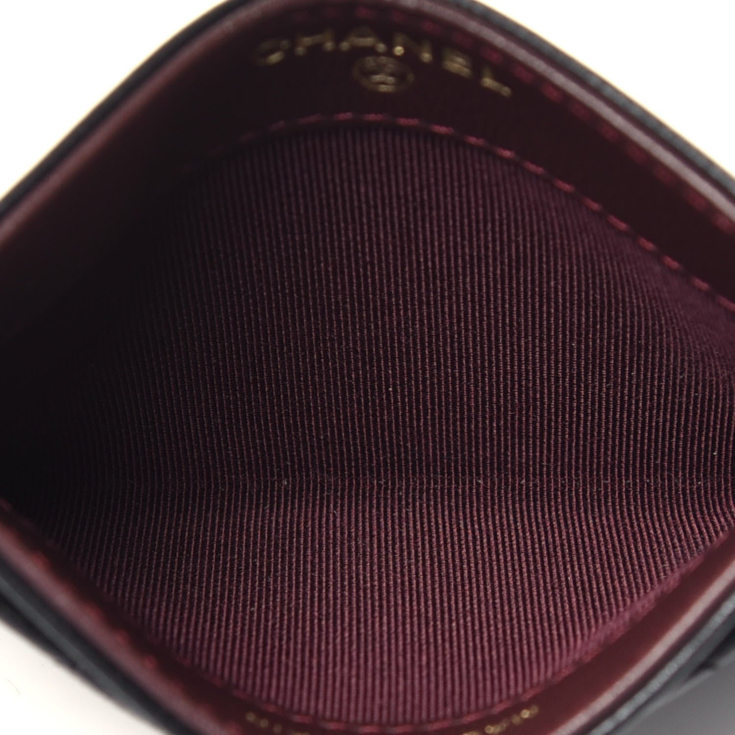 Chanel Lambskin Quilted Card Holder Black 5 of 8