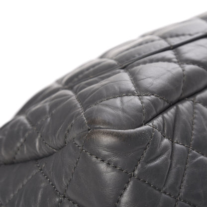 Chanel Aged Calfskin Reissue Medium Camera Case Gray 11 of 12