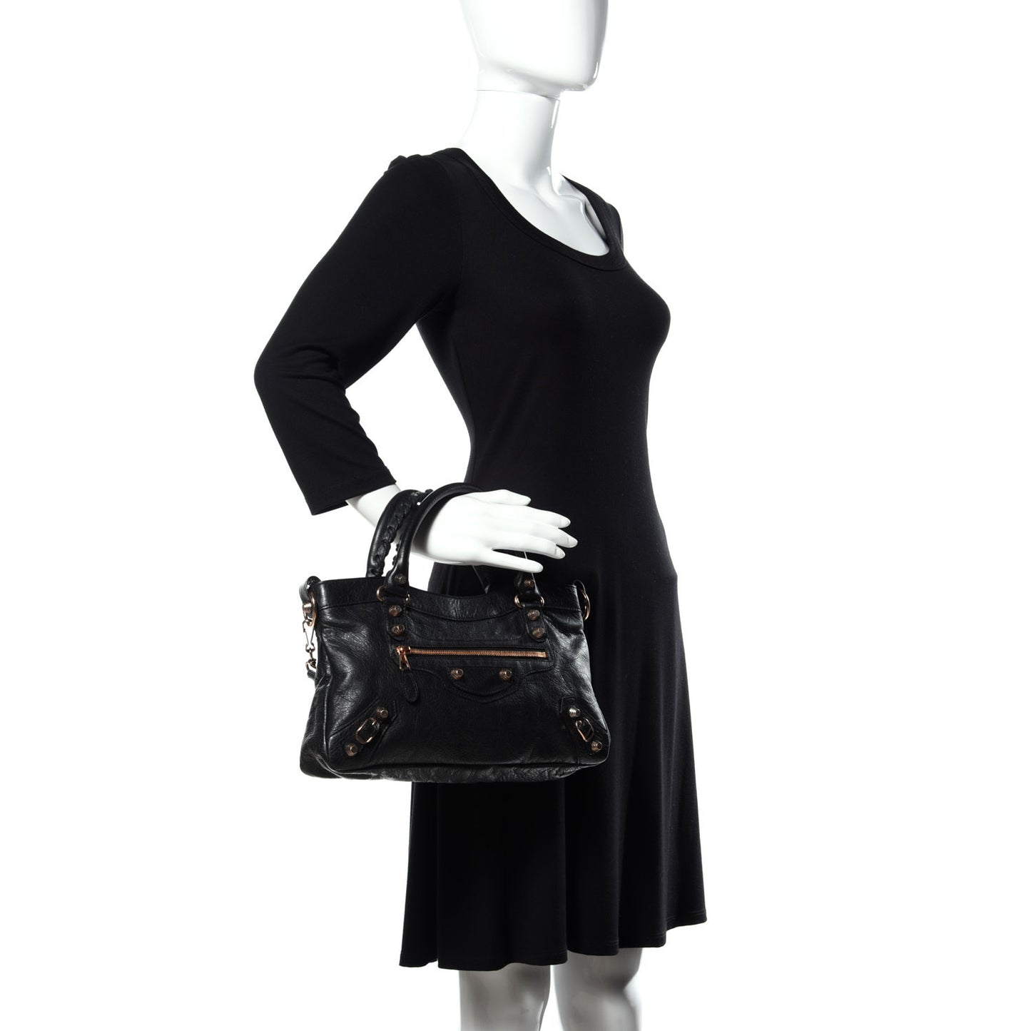 Agneau Giant 12 Rose Gold Hardware First Black