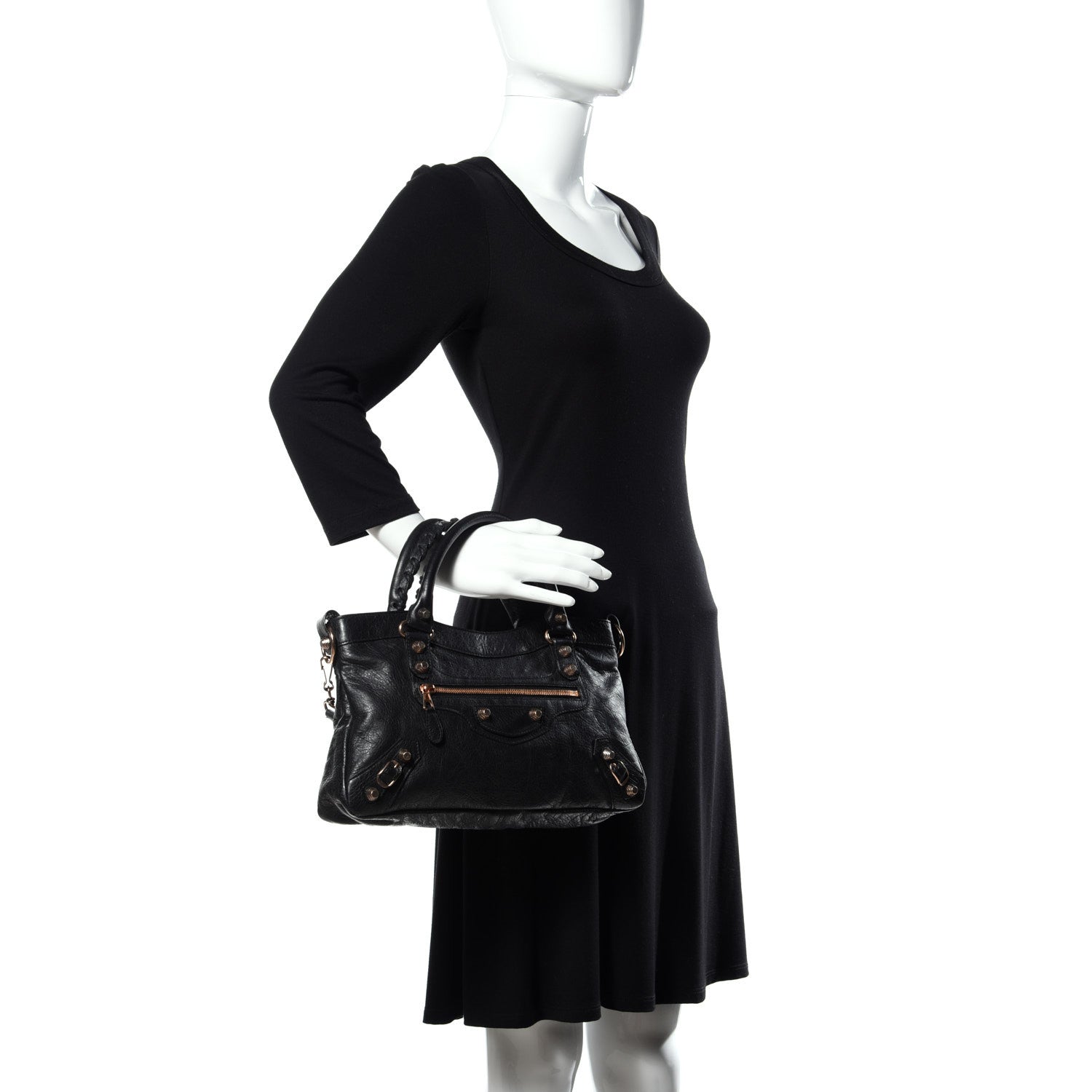 Balenciaga Agneau Giant 12 Rose Gold Hardware First Black 3 of 10