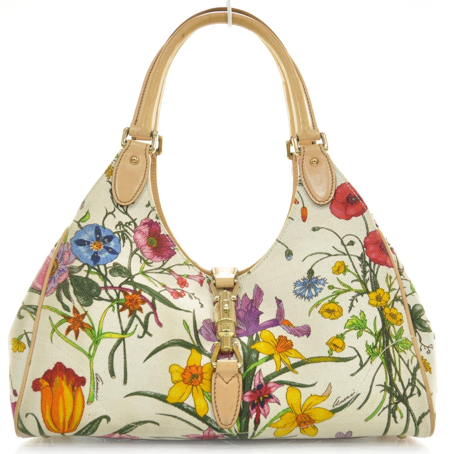Gucci Canvas Flora Floral Bardot 1 of 9