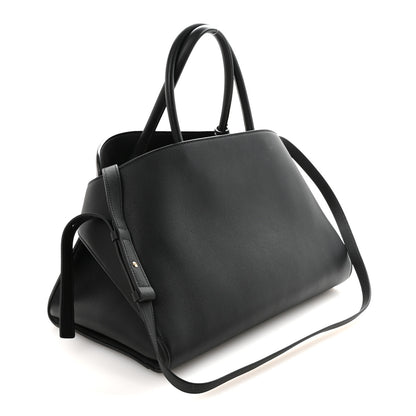 Salvatore Ferragamo Calfskin Medium Hug Bag Black 2 of 9
