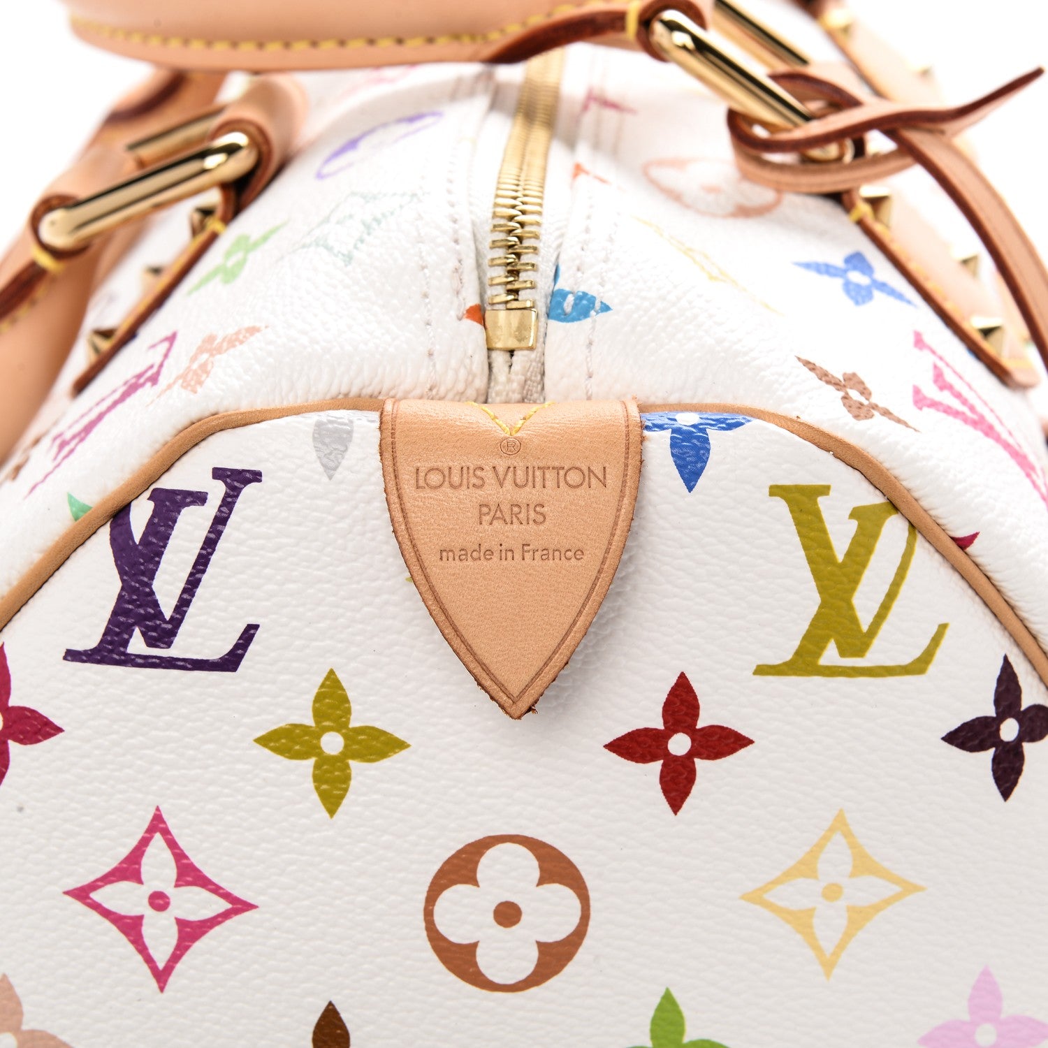 Louis Vuitton Monogram Multicolor Speedy 30 White 5 of 8