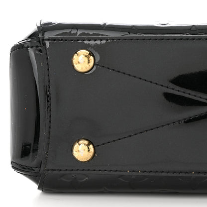 Louis Vuitton Vernis Montaigne BB Black 12 of 13