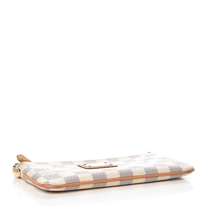 Louis Vuitton Damier Azur Pochette Milla MM 4 of 9