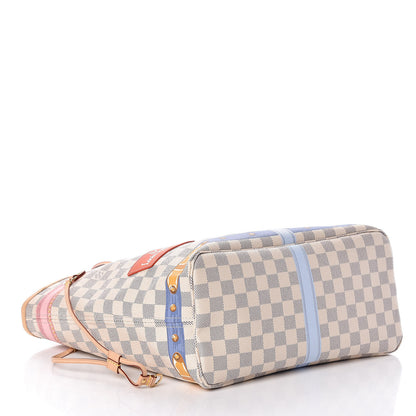 Louis Vuitton Damier Azur Summer Trunks Neo Neverfull MM 4 of 10