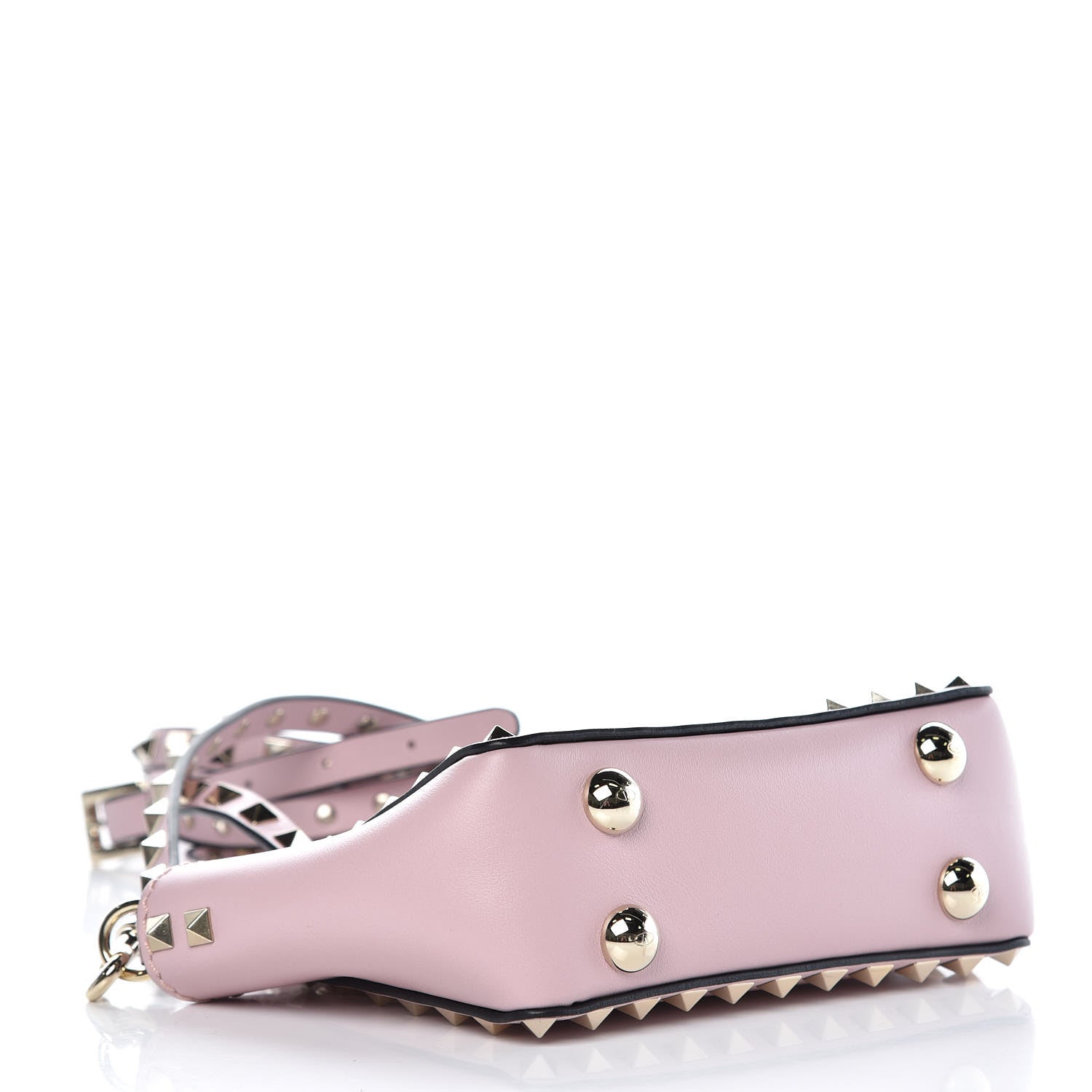 Valentino Garavani Vitello Micro Rockstud Tote Cipria 4 of 12
