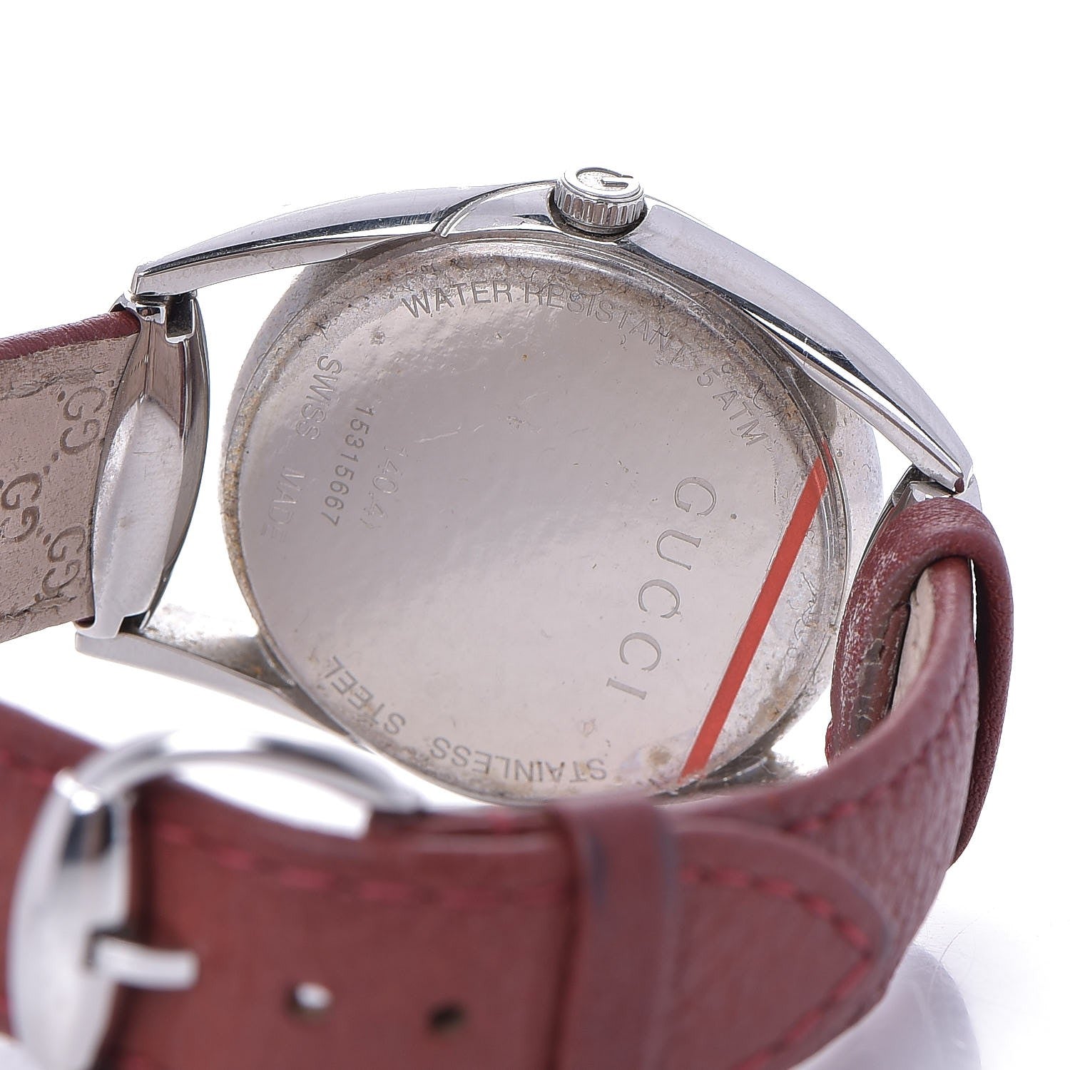 Gucci Stainless Steel Calfskin 34mm Horsebit Quartz Watch 5 of 7