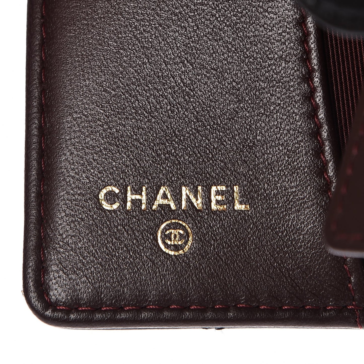 Lambskin Quilted 4 Key Holder Black