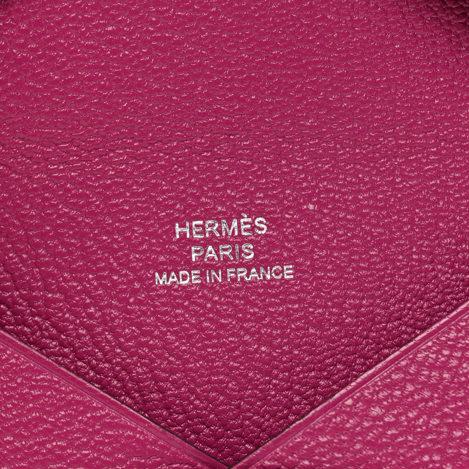 Hermes Chevre Mysore Calvi Card Case Rose Pourpre 6 of 6