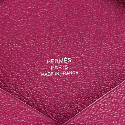 Hermes Chevre Mysore Calvi Card Case Rose Pourpre 6 of 6