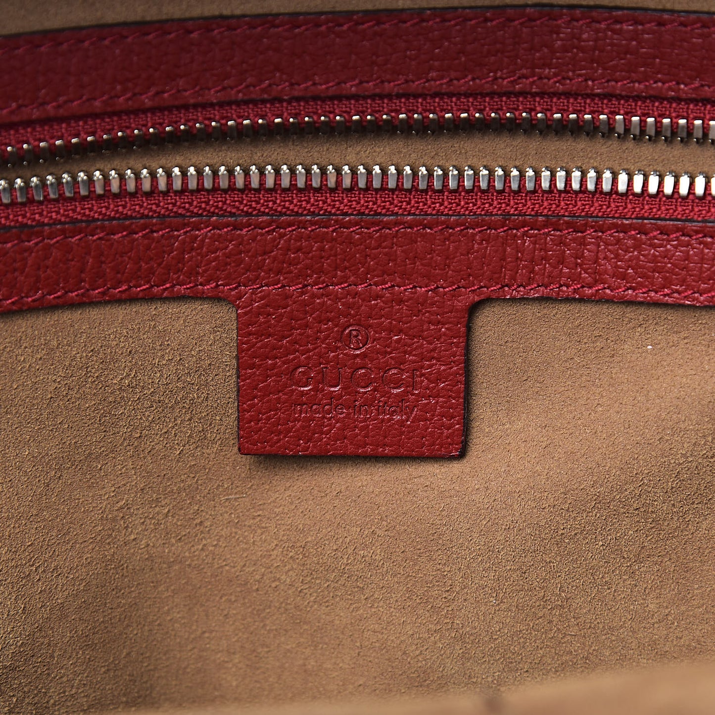GG Supreme Monogram Tian Web Small Day Backpack Beige Multicolor Red