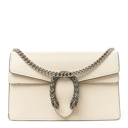 Gucci Dollar Calfskin Crystal Super Mini Dionysus Shoulder Bag Mystic White Black Diamond 1 of 10