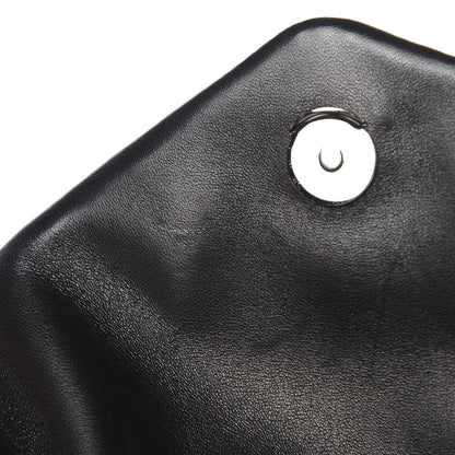 Saint Laurent Lambskin Quilted Small Loulou Puffer Monogram Chain Satchel Black 11 of 12