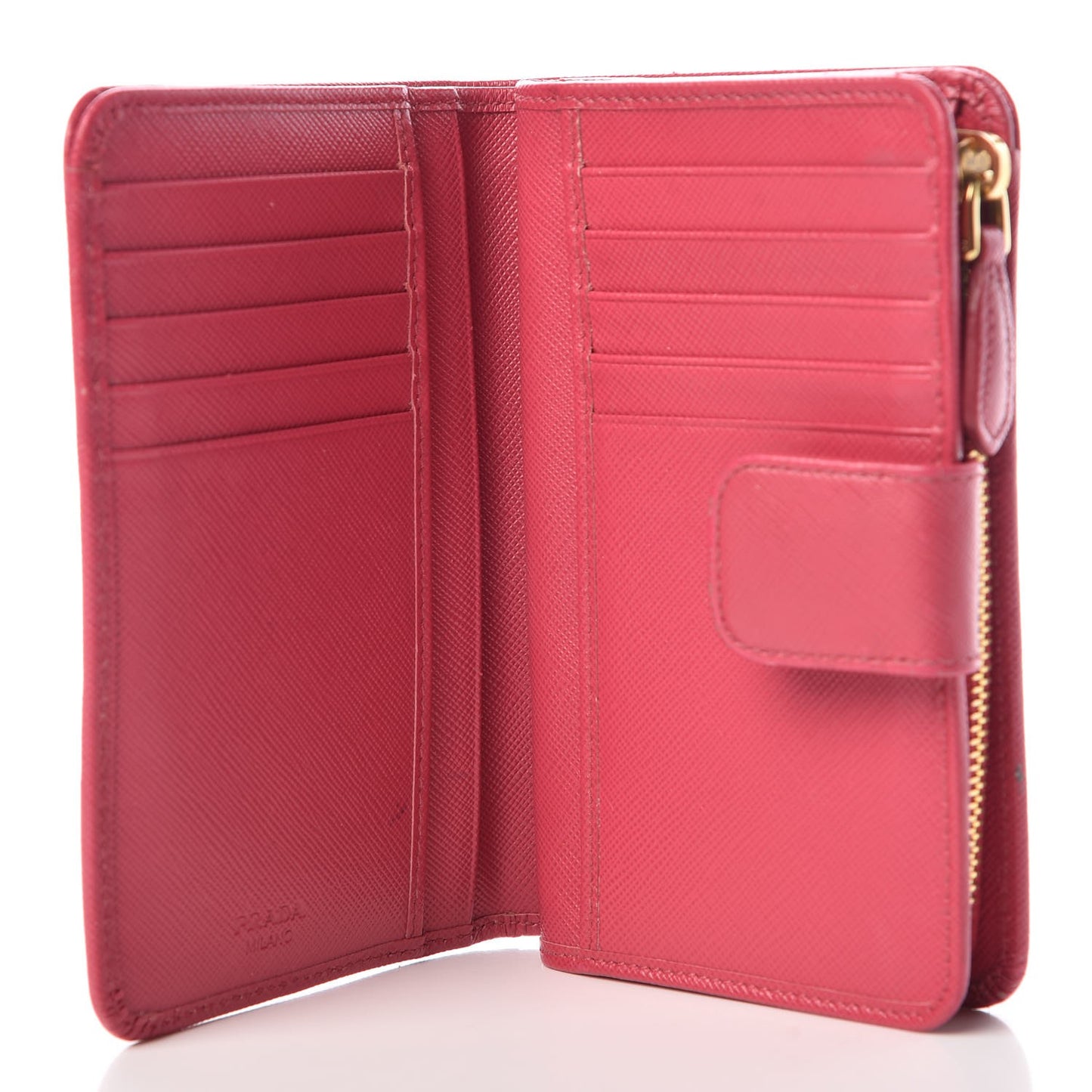 Saffiano Compact Wallet Peonia