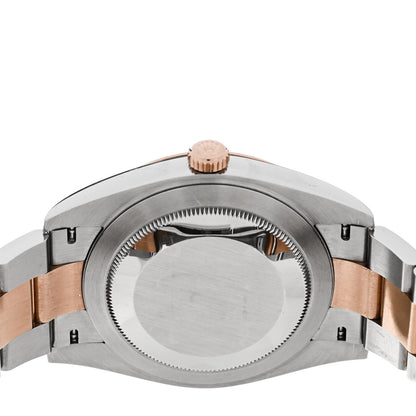 Rolex Stainless Steel 18K Everose Gold 41mm Oyster Perpetual Datejust Watch Sundust 126301 4 of 5