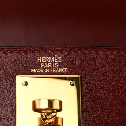 Hermes Box Kelly Retourne 28 Rouge H 6 of 11