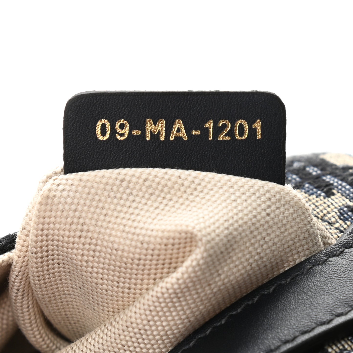 Oblique Mini Saddle Bag Blue