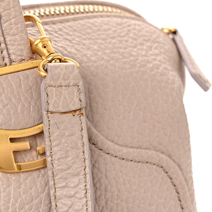 Fendi Pebbled Calfskin Small Chameleon Tote Cipria 13 of 13