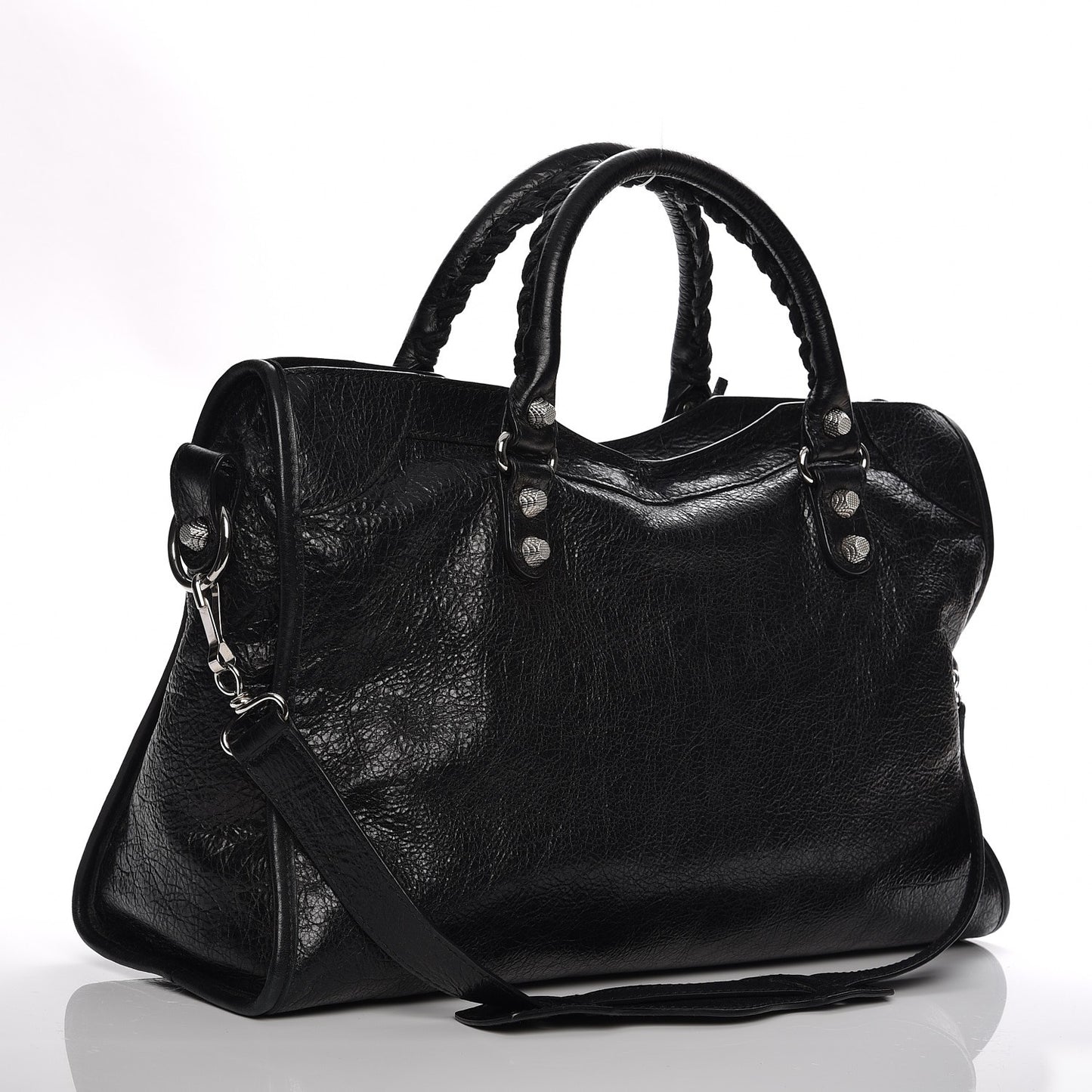 Agneau Giant 12 Silver Hardware City Black