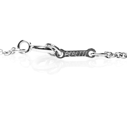 Tiffany Sterling Silver 20mm Elsa Peretti Bean Pendant Necklace 5 of 6
