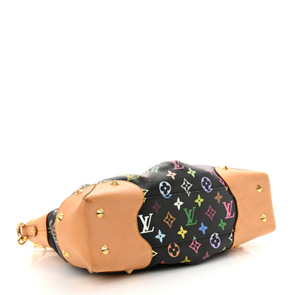 Louis Vuitton Monogram Multicolor Judy MM Black 4 of 11
