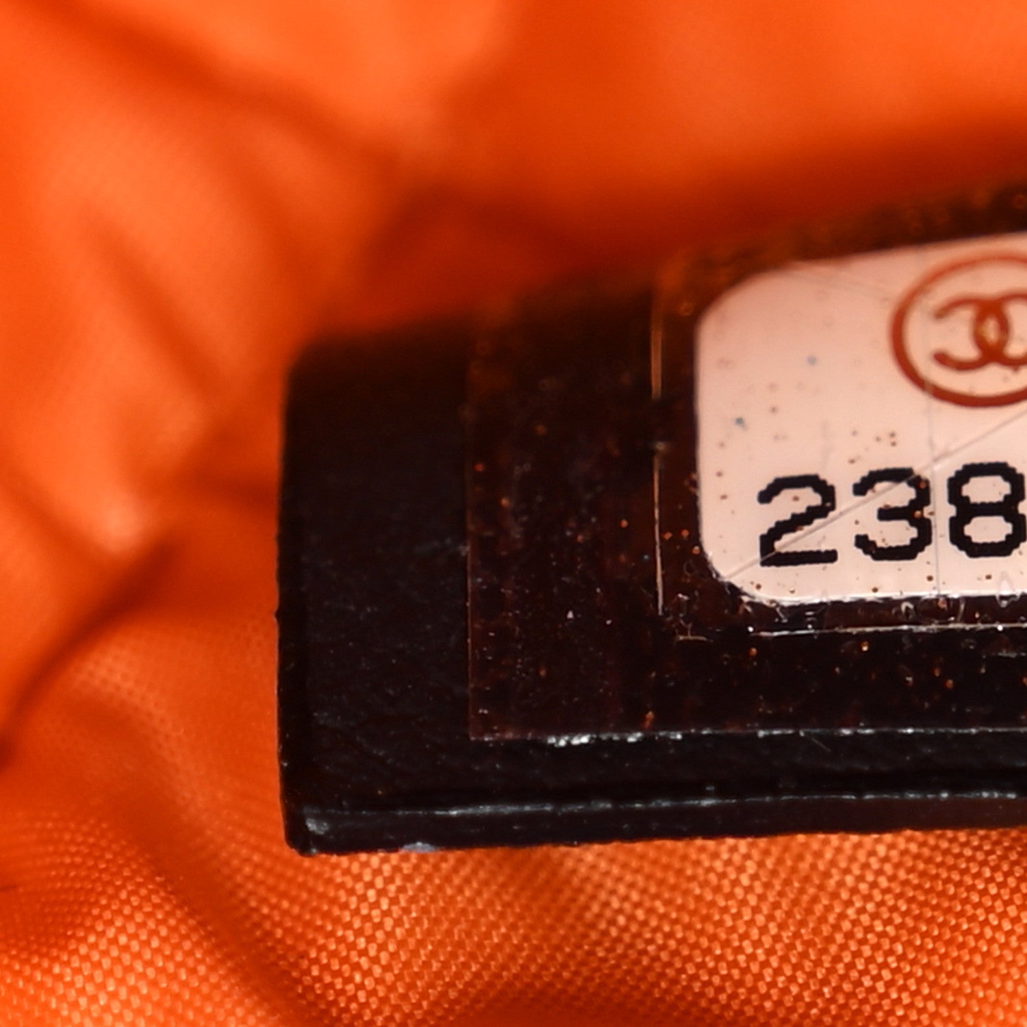 Chanel Denim Medium Deauville Pouch Clutch Blue Orange 7 of 8