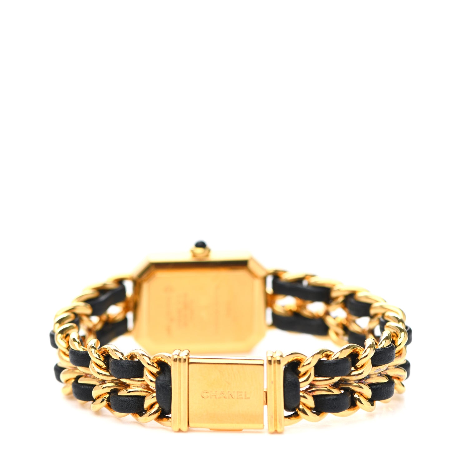 Stainless Steel Lambskin 20mm Chain Premiere Quartz Watch Gold L