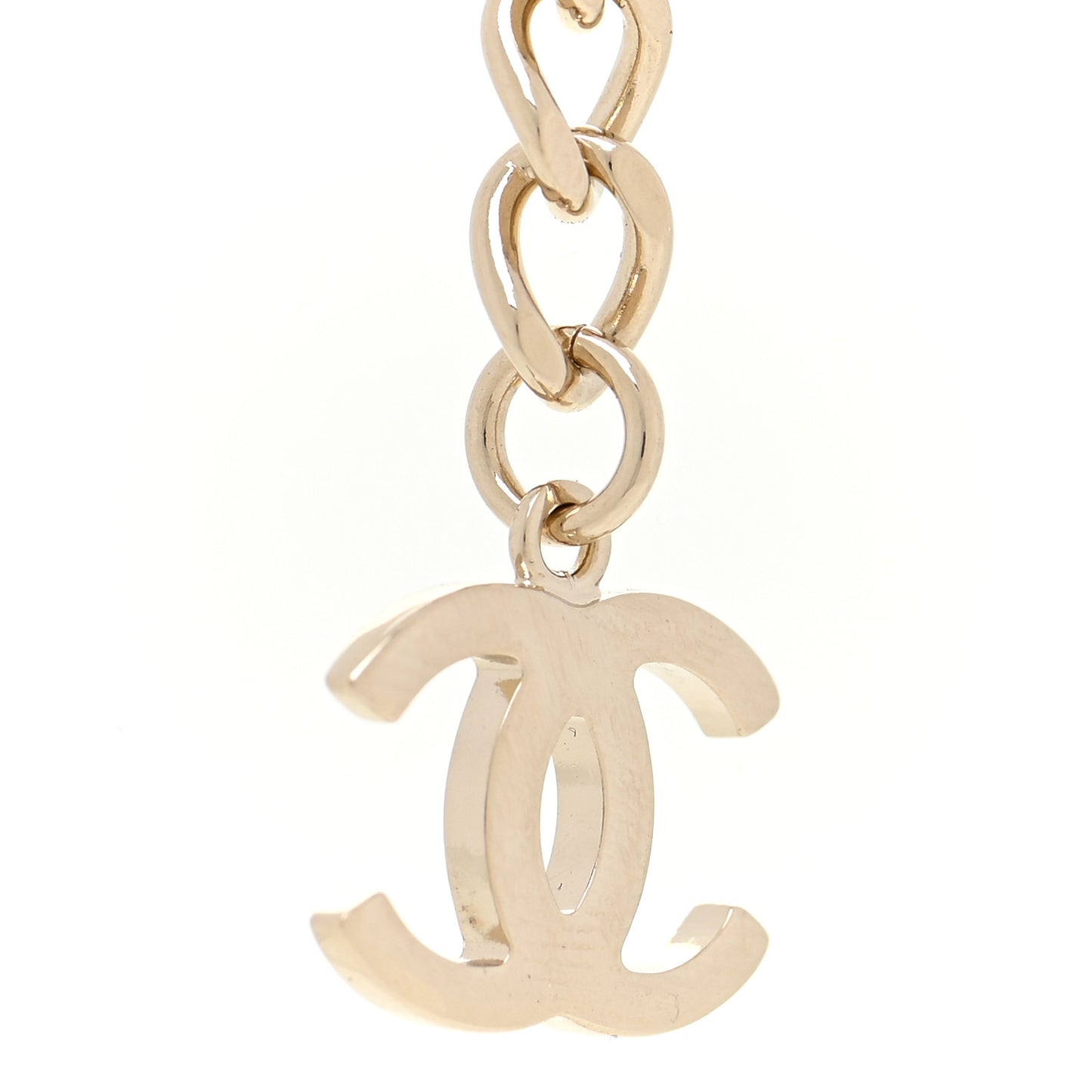 Crystal Chain CC Link Choker Gold Silver