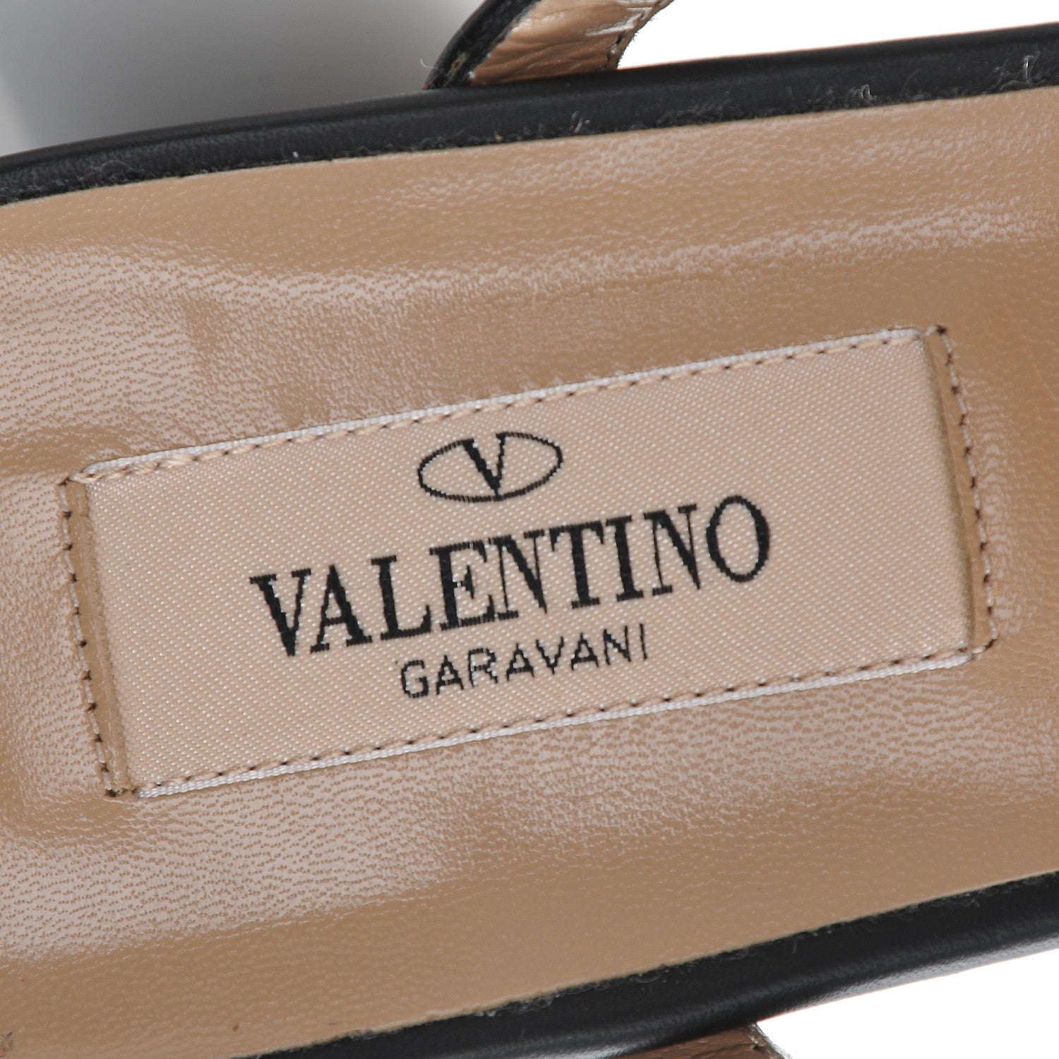 Valentino Garavani Calfskin Rockstud 60mm Caged Slide Sandals 41 Black 8 of 9