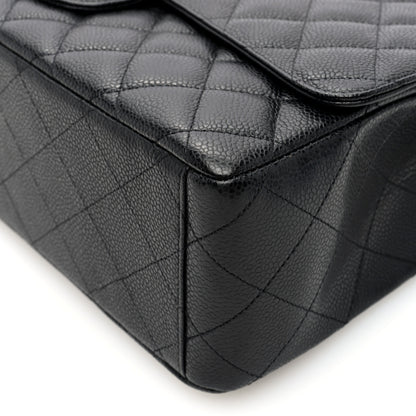 Chanel Caviar Quilted Maxi Single Flap Black 10 of 10