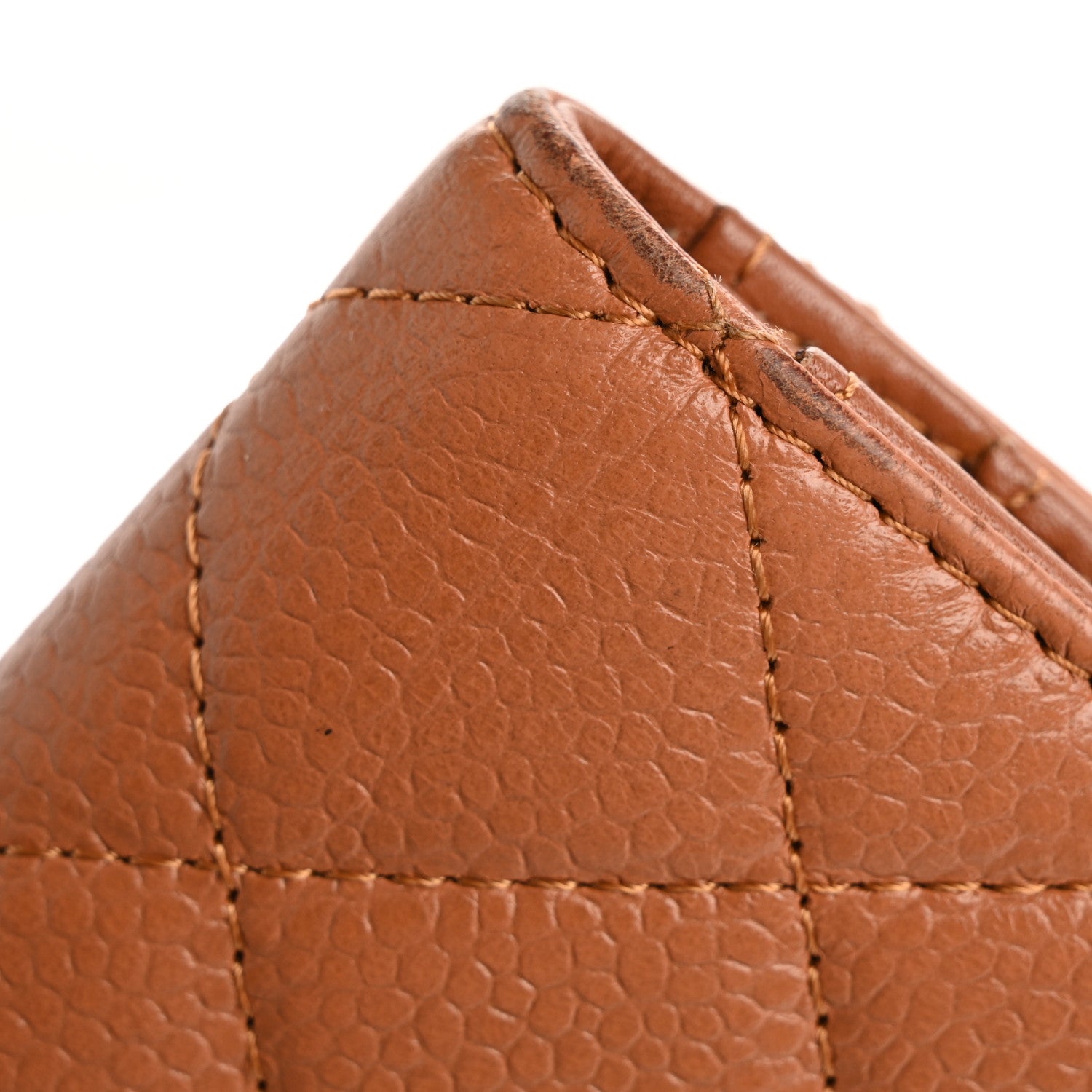 Chanel Caviar Quilted Long Flap Wallet Light Brown 11 of 19