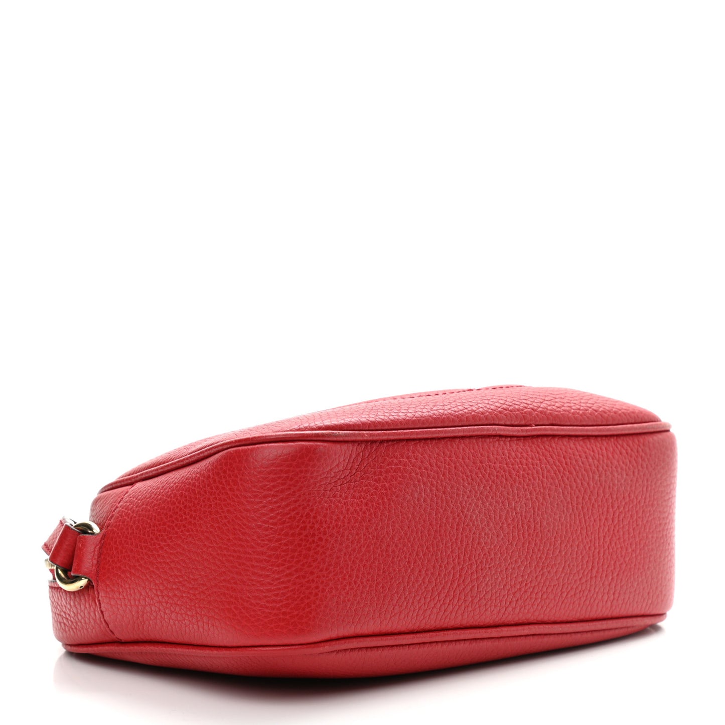 Pebbled Calfskin Small Soho Disco Bag Tabasco Red