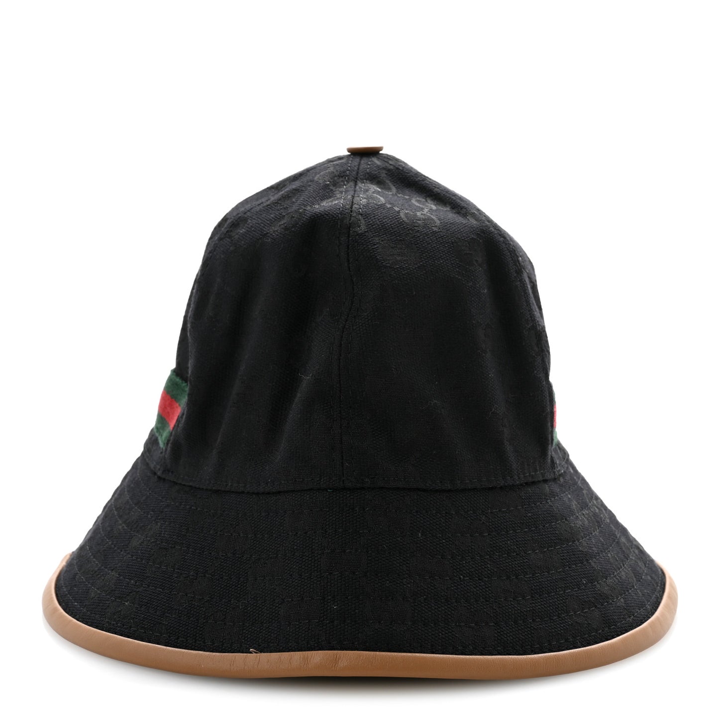 Monogram Web Bucket Hat S Black