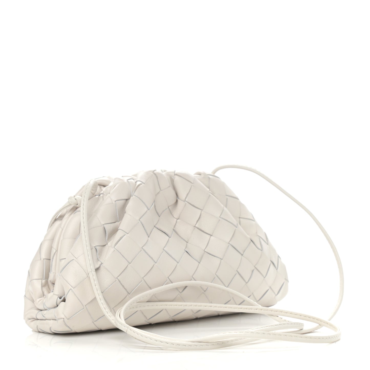 Nappa Intrecciato The Mini Pouch Chalk